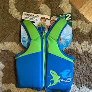Kids Blue and Green Swim Vest